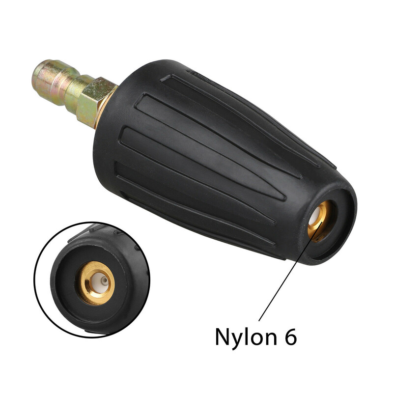 1/4" kõrgsurve kiirühendusega pöörlev 360 kraadi turbootsik 3000PSI2.5-4 GPM kõrgsurvepesuri OT301 jaoks