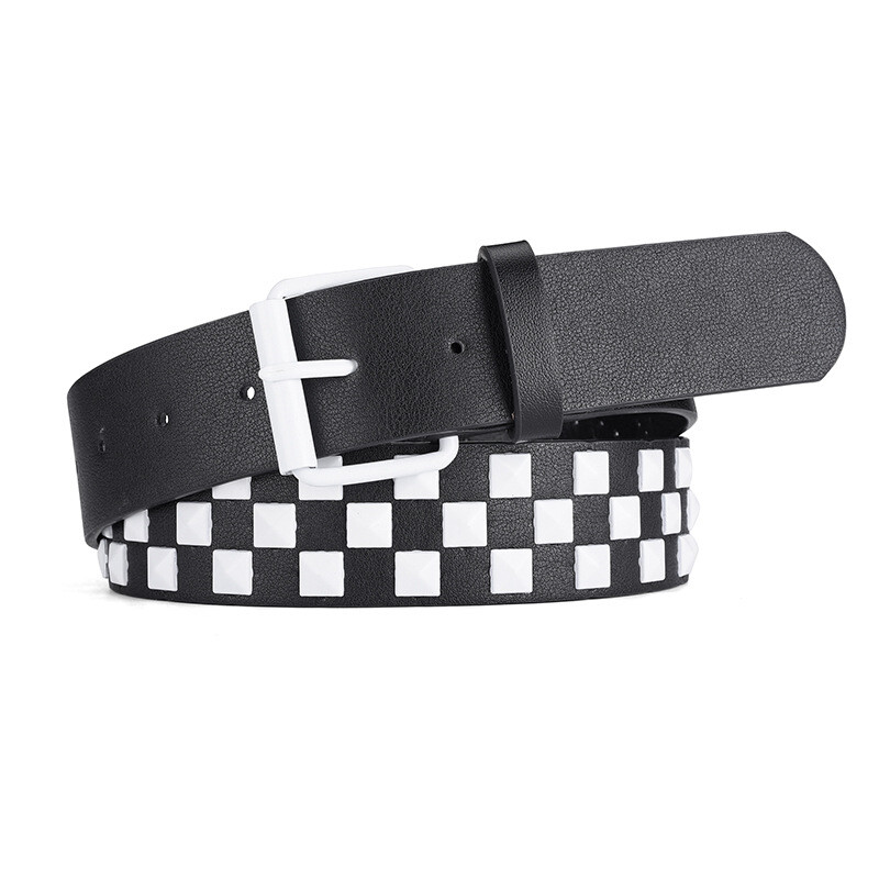 Šírka 3,8 cm, hip-hopový punkový dámsky opasok, módny trend, univerzálne džínsy, doplnky, opasok, hudobný festival Y2k, dievčenský opasok z puzdra
