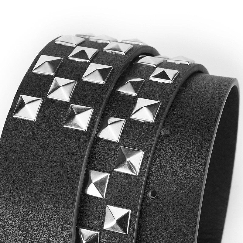 Šírka 3,8 cm, hip-hopový punkový dámsky opasok, módny trend, univerzálne džínsy, doplnky, opasok, hudobný festival Y2k, dievčenský opasok z puzdra
