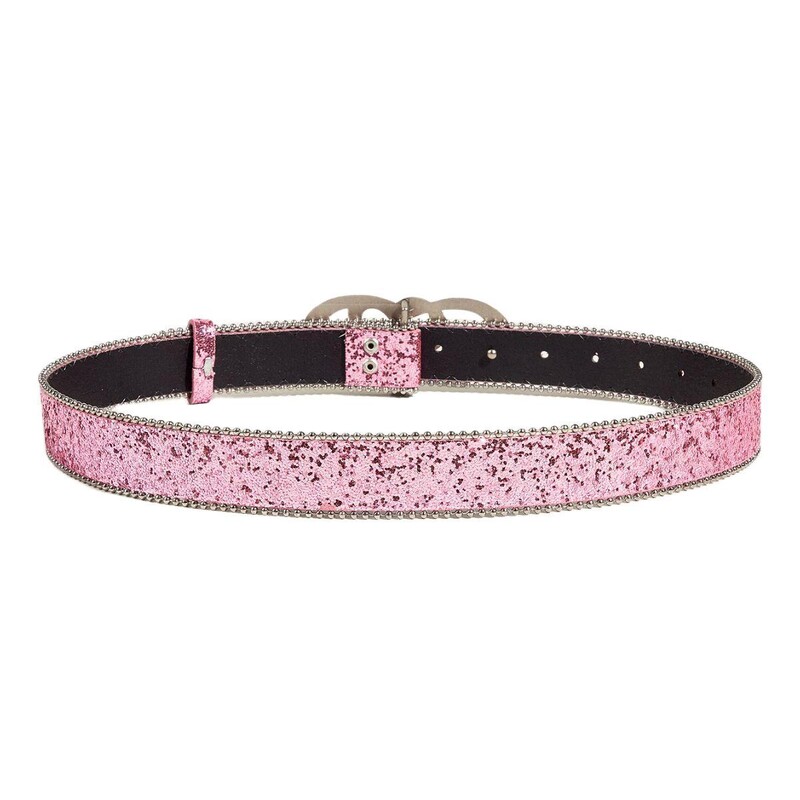 Rózsaszín flitteres női öv divat trend All-match farmer kiegészítők öv Hip-hop rock Y2k ezüst derékpánt szélessége 3,3 cm