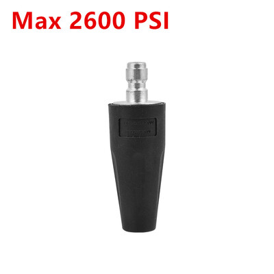 Kõrgsurvega pöörleva turbootsikuga pihusti 1/4-tollise kiirpistikuga pesuri puhastustarvikuga