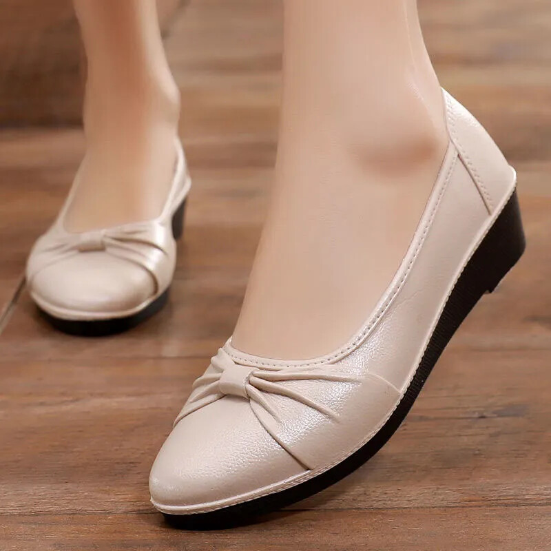 Femei, drăguț, antiderapant, ușoare, rezistenți la apă, pantofi din cauciuc de ploaie, papion clasic pentru damă, acasă și plajă, pantofi negri plate, pantofi B47