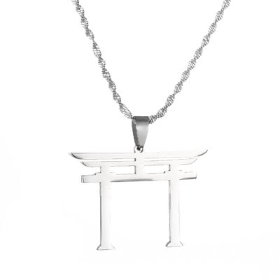 Japanski šintoistički simbol od nehrđajućeg čelika Muškarci Žene Japanski nakit