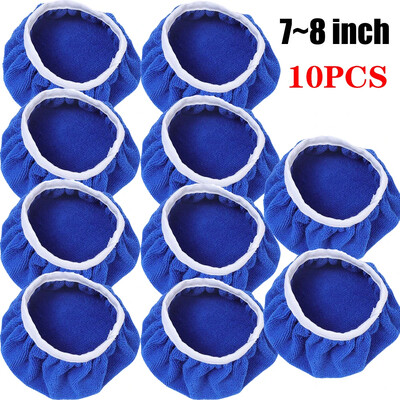 5-10 inchi, microfibră auto, tampon de lustruit, tampon de spălare, manșon pentru epilare cu ceară, hotă de lustruire a capotei pentru casă, accesorii de curățare auto, 10 buc.
