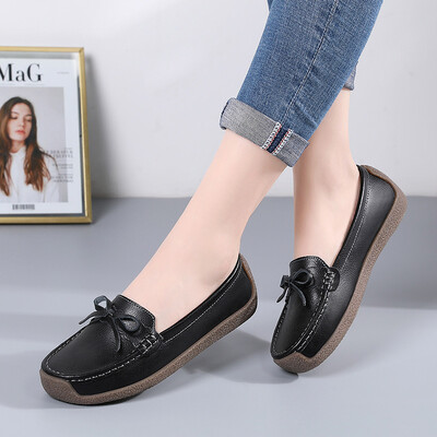 Női lapos tavaszi nyár bőr lapos csúszócipő női női alkalmi Mocassin Femme 2021 új érkezés 9 szín