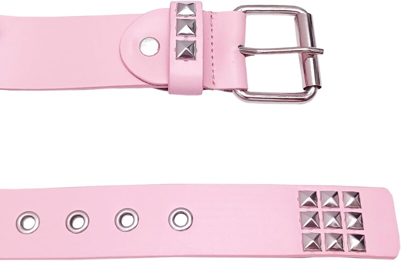 Dygliuotas diržas Punk diržas Y2K Goth Rivet diržai moterims Unisex Kalėdų dovana