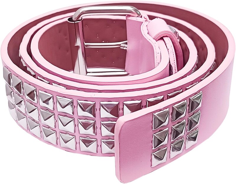 Dygliuotas diržas Punk diržas Y2K Goth Rivet diržai moterims Unisex Kalėdų dovana