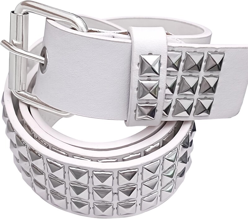 Dygliuotas diržas Punk diržas Y2K Goth Rivet diržai moterims Unisex Kalėdų dovana