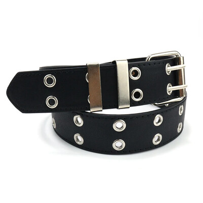 Všestranný punkový opasok Dámske oblečenie Niche Design Sensibility Pink Chain Jeans Belt Air Eyelet Dámsky džínsový pás