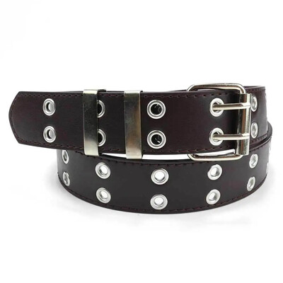 Všestranný punkový opasok Dámske oblečenie Niche Design Sensibility Pink Chain Jeans Belt Air Eyelet Dámsky džínsový pás