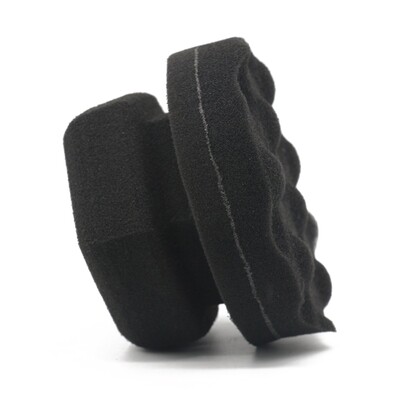 Autóviasz polírozó szivacs hatszögletű markolat applikátor kézi gumiabroncs viasz szivacs szivacs automatikus tisztító autómosó gumiabroncs F19A