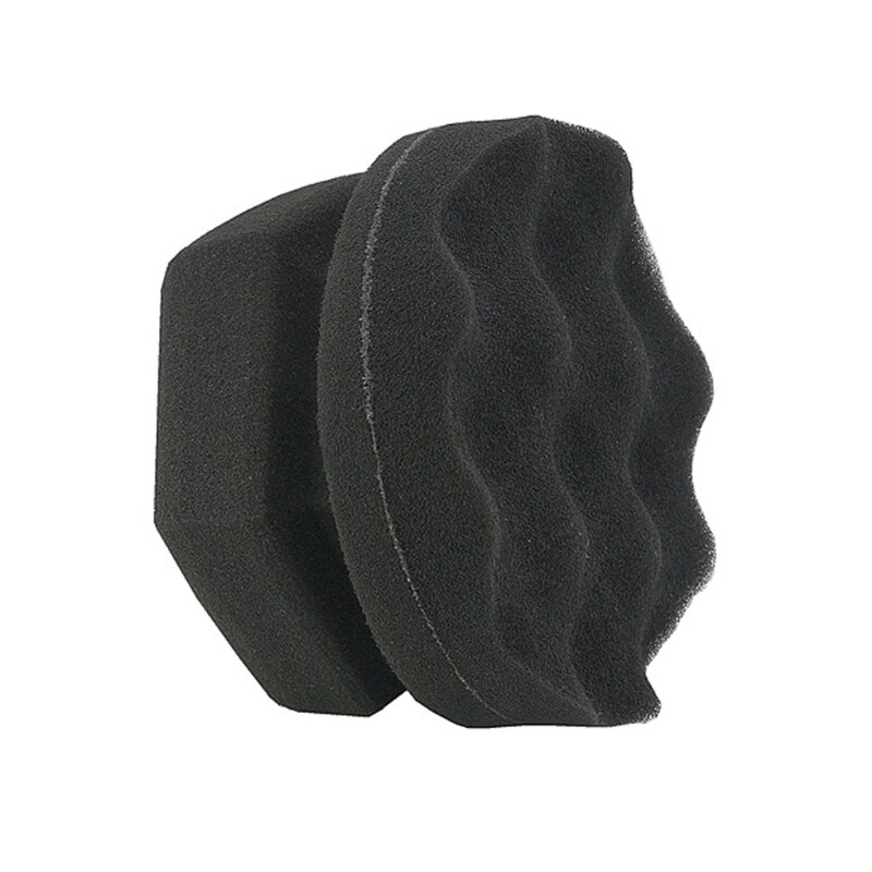 Autóviasz polírozó szivacs hatszögletű markolat applikátor kézi gumiabroncs viasz szivacs szivacs automatikus tisztító autómosó gumiabroncs F19A