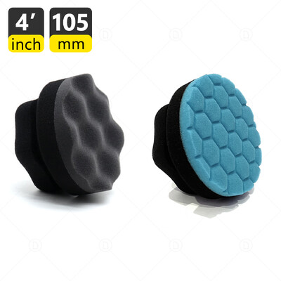 4' Auto spužva za vosak Jastučić za poliranje Šesterokutni aplikator za nanošenje guma Voštani jastučić za automobil Sjaj kotača Čišćenje Pranje