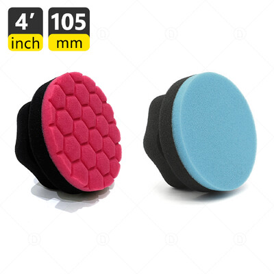 4' Auto spužva za vosak Jastučić za poliranje Šesterokutni aplikator za nanošenje guma Voštani jastučić za automobil Sjaj kotača Čišćenje Pranje