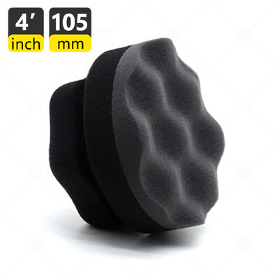 4' Auto spužva za vosak Jastučić za poliranje Šesterokutni aplikator za nanošenje guma Voštani jastučić za automobil Sjaj kotača Čišćenje Pranje