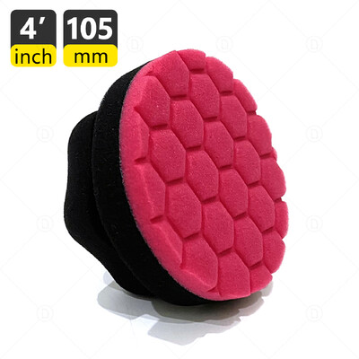 4' Auto spužva za vosak Jastučić za poliranje Šesterokutni aplikator za nanošenje guma Voštani jastučić za automobil Sjaj kotača Čišćenje Pranje