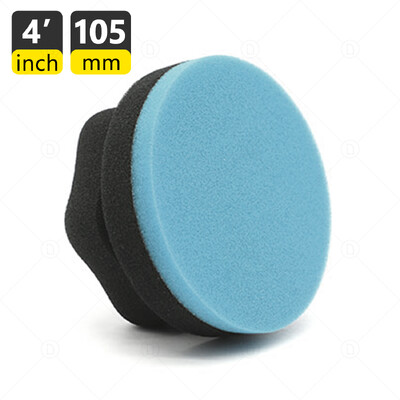 4' Auto spužva za vosak Jastučić za poliranje Šesterokutni aplikator za nanošenje guma Voštani jastučić za automobil Sjaj kotača Čišćenje Pranje