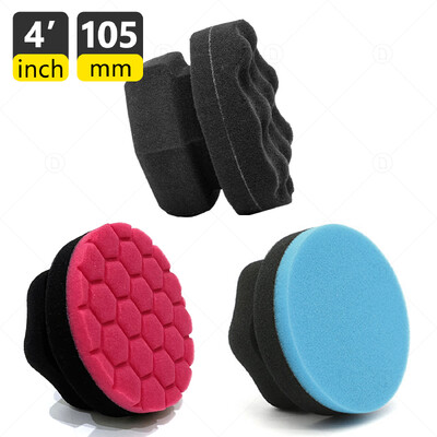 4' Auto spužva za vosak Jastučić za poliranje Šesterokutni aplikator za nanošenje guma Voštani jastučić za automobil Sjaj kotača Čišćenje Pranje