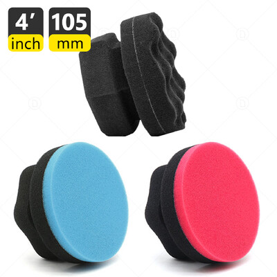 4' Auto spužva za vosak Jastučić za poliranje Šesterokutni aplikator za nanošenje guma Voštani jastučić za automobil Sjaj kotača Čišćenje Pranje