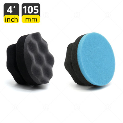 4' Auto spužva za vosak Jastučić za poliranje Šesterokutni aplikator za nanošenje guma Voštani jastučić za automobil Sjaj kotača Čišćenje Pranje