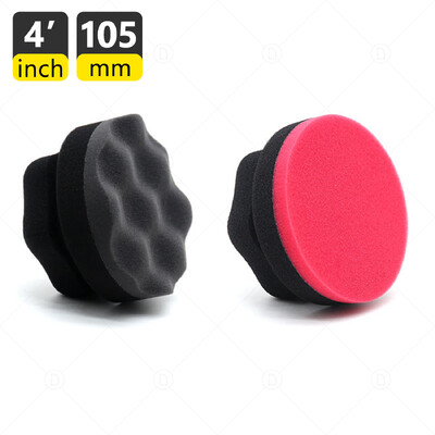 4' Auto spužva za vosak Jastučić za poliranje Šesterokutni aplikator za nanošenje guma Voštani jastučić za automobil Sjaj kotača Čišćenje Pranje