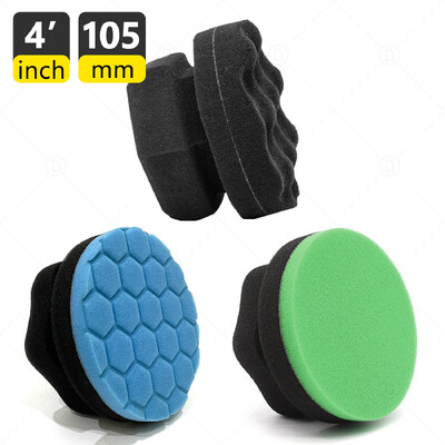 4' Auto spužva za vosak Jastučić za poliranje Šesterokutni aplikator za nanošenje guma Voštani jastučić za automobil Sjaj kotača Čišćenje Pranje