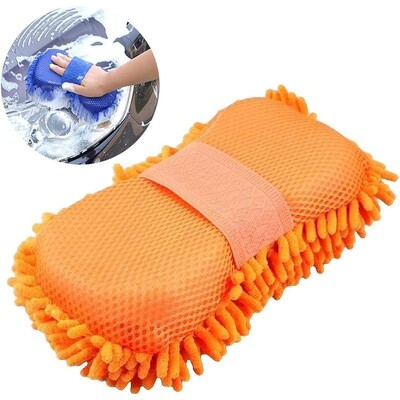 Microfibră pentru mănușă de spălat auto, burete de spălat auto din chenille premium, kit de curățare absorbant fără zgârieturi și scame, instrumente de spălat praf