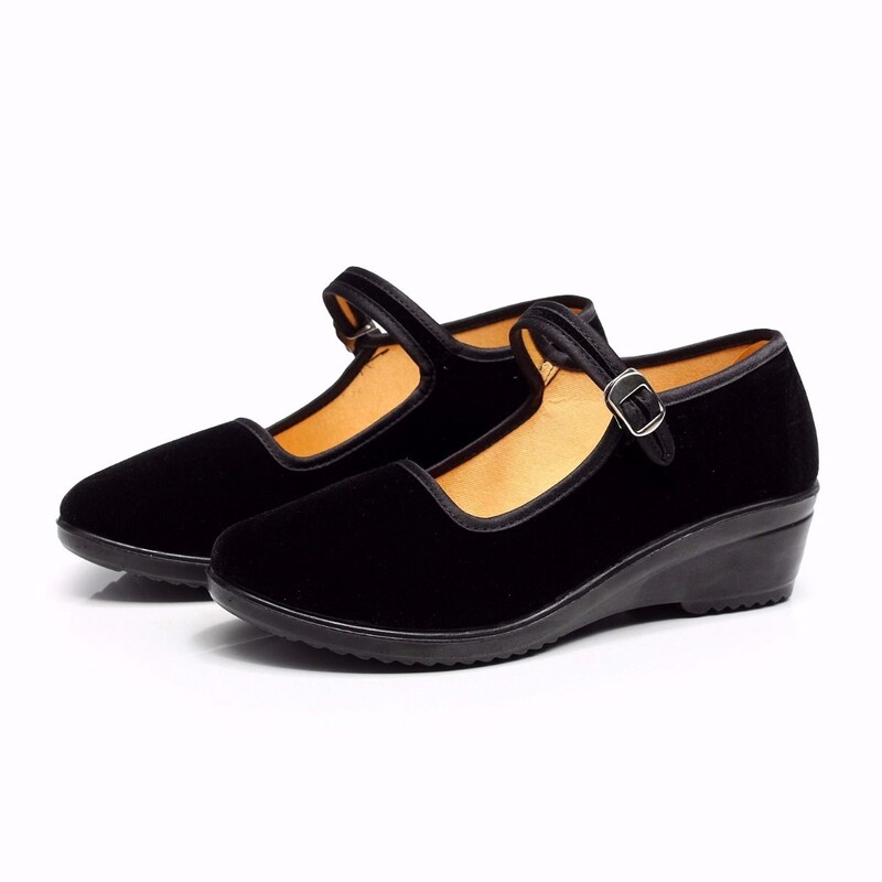 Női Retro kínai hagyományos hímzés lapos cipő Női aranyos csúszásgátló tánccipő Cool cipők Vrouwen Platte Schoenen E3579