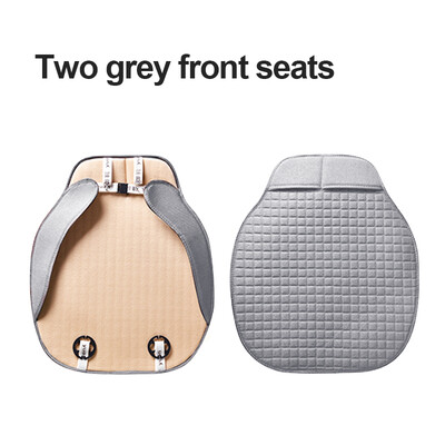 Autósülés párna Komfort autósülés huzat Első/hátsó len ülések védőpárna szőnyeg Lélegző belső védőtartozékok