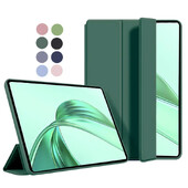 Skirta HonorPad Honor Pad X8a 11 colių dėklui 2024 trigubai sulankstomam stovui, minkštam silikoniniam TPU užpakaliniam planšetinio kompiuterio korpusui, skirtas Honor Pad X8a dangteliui Funda