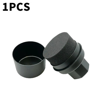 Automobilių padangų vaškavimo kempinė su dangteliu automobilio plovimo plovimo padangų kontūravimo aplikatoriumi Padangos valymo įrankis Automobilio detalių šepetys