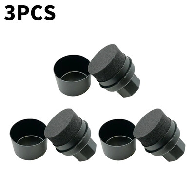 Automobilių padangų vaškavimo kempinė su dangteliu automobilio plovimo plovimo padangų kontūravimo aplikatoriumi Padangos valymo įrankis Automobilio detalių šepetys