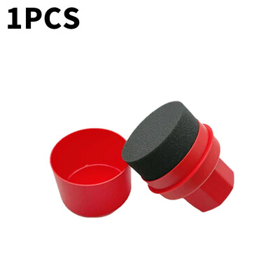 Automobilių padangų vaškavimo kempinė su dangteliu automobilio plovimo plovimo padangų kontūravimo aplikatoriumi Padangos valymo įrankis Automobilio detalių šepetys