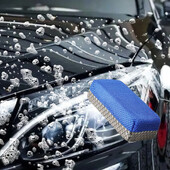 Kétoldalas autómosó szivacsok Bogáreltávolító szivacsháló Tisztító kátrányszivacs a mosáshoz Szuper nedvszívó, puha autóápoló betétek