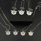 Mermaid Melody Cosplay Shell kulonu kaklarota sievietēm, meitenēm Lucia Rina Toin Hanon Hosho Noel rotaslietas dāvanas