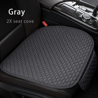 Univerzális len autósülésvédő védő vászon első hátsó párnavédő párna szőnyeg háttámla az autó belső szőnyegkészlethez