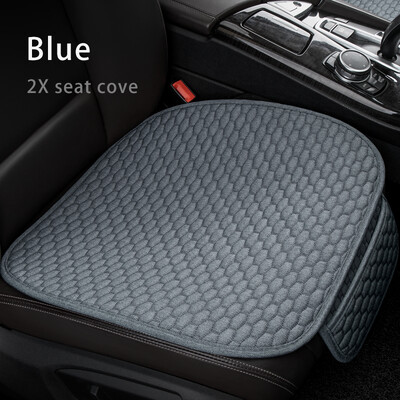 Univerzális len autósülésvédő védő vászon első hátsó párnavédő párna szőnyeg háttámla az autó belső szőnyegkészlethez