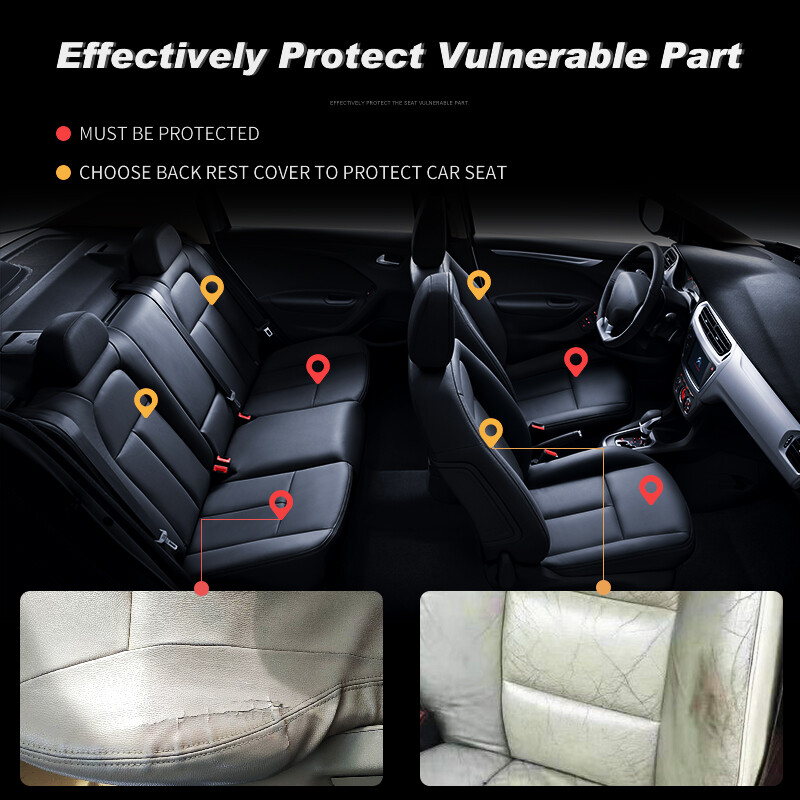 Univerzális len autósülésvédő védő vászon első hátsó párnavédő párna szőnyeg háttámla az autó belső szőnyegkészlethez