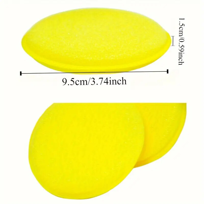 6PCS pjenasti jastučić za nanošenje voska pjena za depilaciju ruku spužva za njegu automobila jastučići za čišćenje detalja poliranje za automobilsku opremu