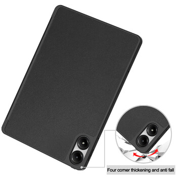 За Xiaomi Redmi Pad Pro 2024 Tri-Folding Flip Stand Case за Red Mi Pad Pro 12,1-инчов калъф за таблет с автоматично заспиване и слот за писалка