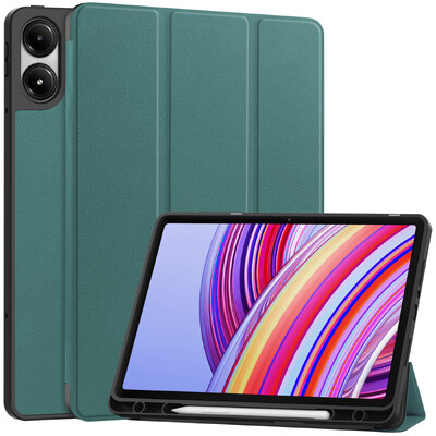 За Xiaomi Redmi Pad Pro 2024 Tri-Folding Flip Stand Case за Red Mi Pad Pro 12,1-инчов калъф за таблет с автоматично заспиване и слот за писалка
