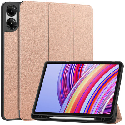 За Xiaomi Redmi Pad Pro 2024 Tri-Folding Flip Stand Case за Red Mi Pad Pro 12,1-инчов калъф за таблет с автоматично заспиване и слот за писалка