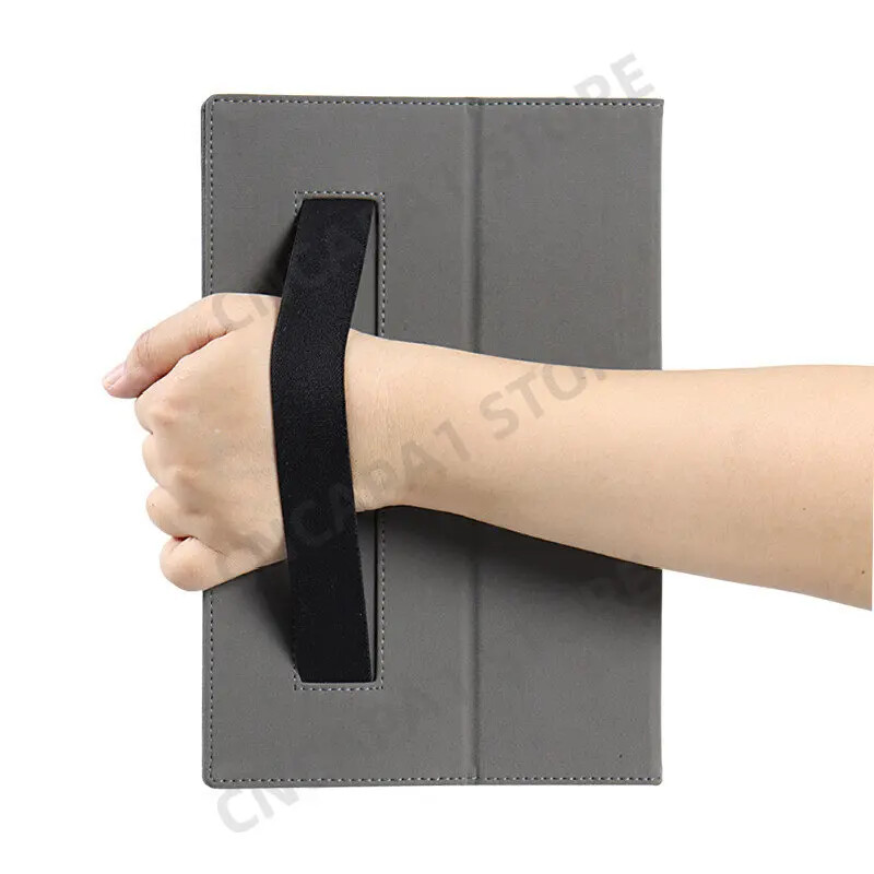 Folio mágneses fedél Blackview Tab 70 WiFi tokhoz, 10,1 hüvelykes tábla PC Funda összecsukható állvány kézi szíjjal