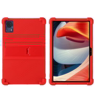 Puha szilikon tok Doogee T20S T20 10,4" T10S T10 Pro 10,1" állítható többszögű állványfedél Ütésálló védőburkolathoz