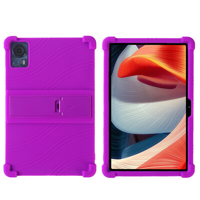 Puha szilikon tok Doogee T20S T20 10,4" T10S T10 Pro 10,1" állítható többszögű állványfedél Ütésálló védőburkolathoz