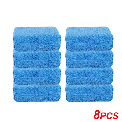 1/8db mikroszálas felhordó párna, részletező autótisztító szivacs az autókerámia bevonathoz.