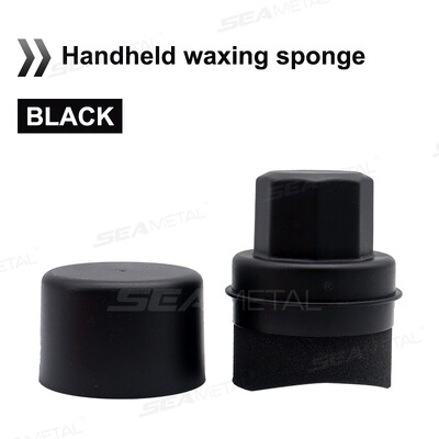 SEAMETAL autógumi fényes felhordó kefe Ergonómikus viasz felhordó párna Puha fényes ecset hordozható szivacs autógumi gyantázásához