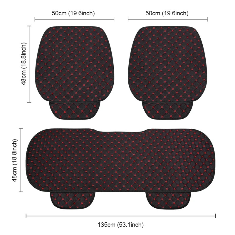 Husă pentru scaun auto din in, de calitate, pernă de scaun auto, respirabilă, anti zgârieturi, pernă de protecție universală pentru Sedan Suv