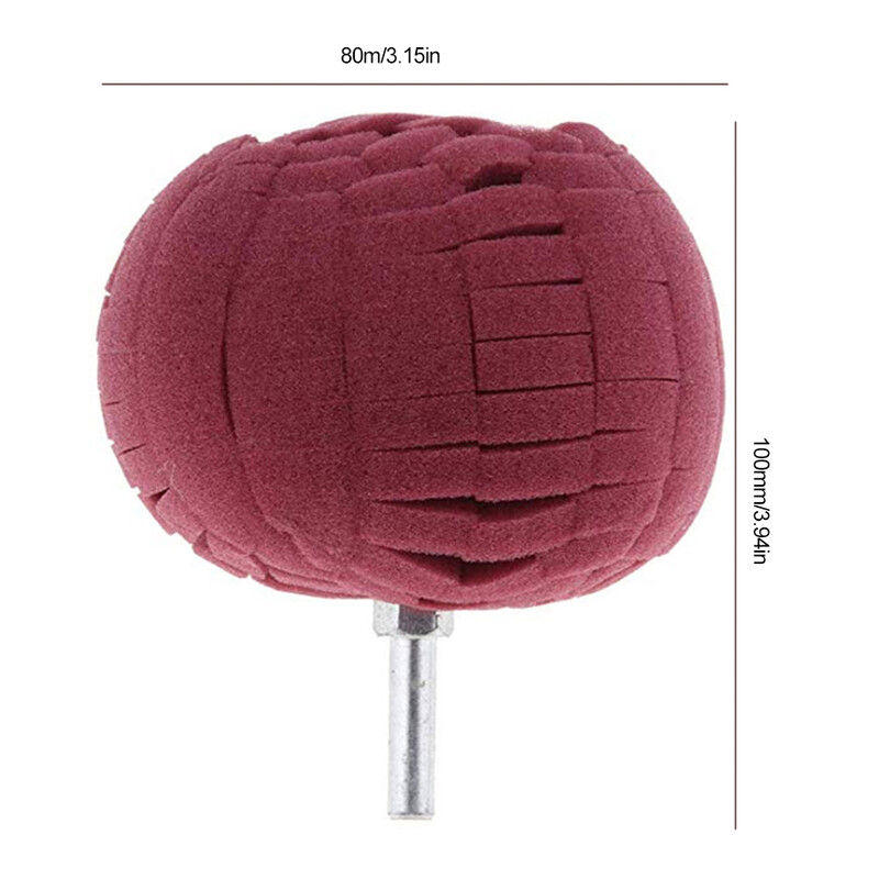 Bušilica od spužvaste pjene za poliranje Detaljno poliranje ogrebotina Automobil za poliranje Buffer Pad Drška promjera 6 mm za njegu glavčine automobilske gume