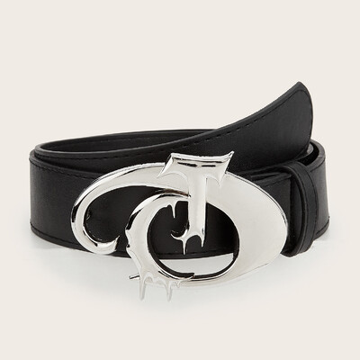 Punk Moon Star csat öv Design Cross Metal Vintage Gothic Férfi Női Y2k Öv Pu Bőr Derékpánt Farmer Nadrág Dekoratív Öv